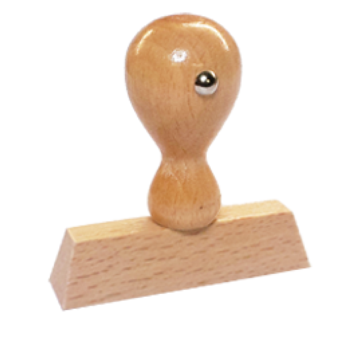 Holzstempel 65x15 mm