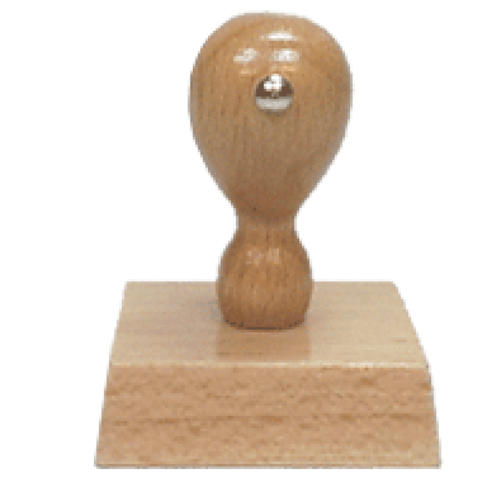 Holzstempel 45x45 mm